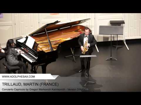 Dinant 2014 - TRILLAUD Martin (Concierto Capriccio by Gregori Markovich Kalinkovich - v. DINANT)