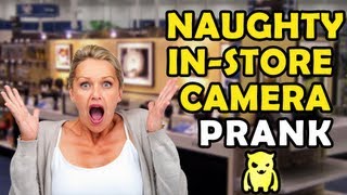 Naughty In-Store Camera Prank (reupload)