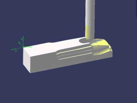 Morgan Fry mouthpiece machining simulation