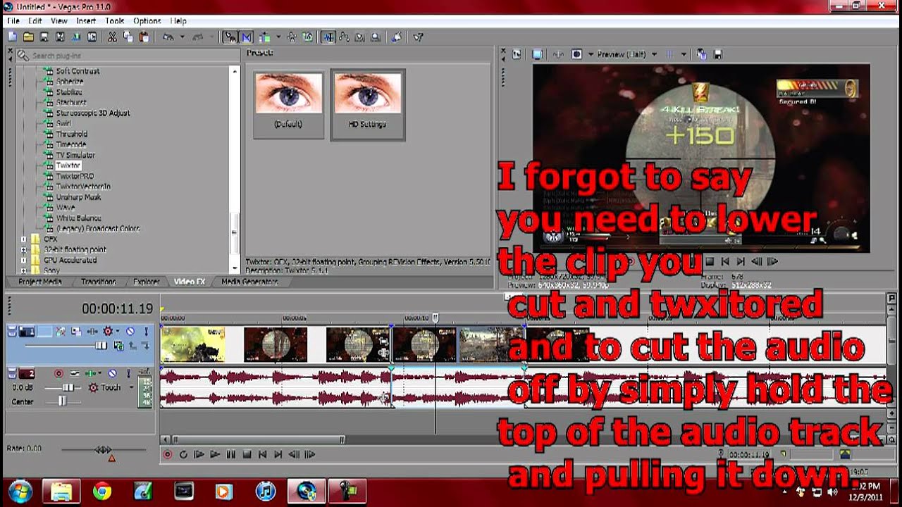 How to use Twixtor |Sony Vegas Pro 11 | Tutorial #1 - YouTube
