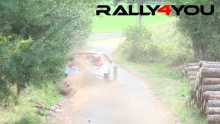 WRC Rallye Deutschland 2013 SS1 Almost Crash and over limit ! [HD]