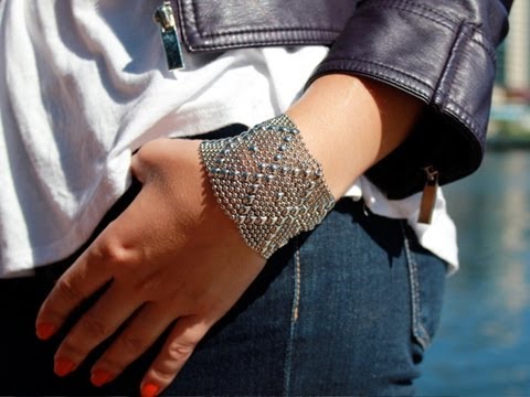 Liquid Metal - Mesh Cuff Bracelet Liquid Metal - Mesh Cuff Bracelet