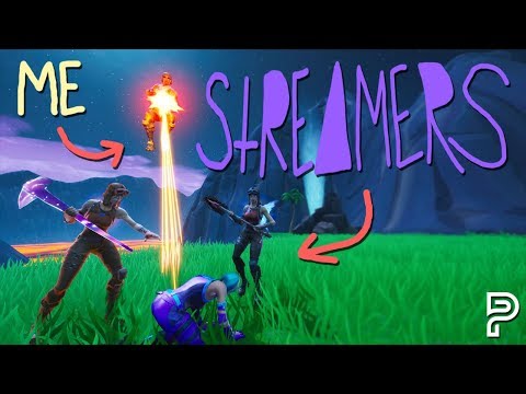 KILLING TWITCH STREAMERS (Funny Reactions) - Fortnite