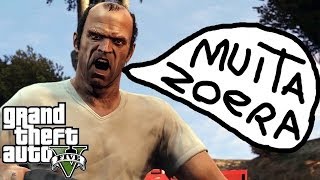 Me ferrando no GTA V (Bugs, Zueiras, Dicas e MUITO MAIS) #5