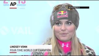 Vonn Partially Tears Repaired Knee Ligament