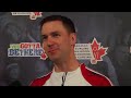 2012 Tim Hortons Brier Draw 4 Media Scrum