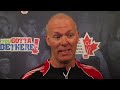 2012 Tim Hortons Brier Draw 4 Media Scrum