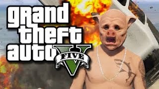 GTA 5 Online Funny Moments! - King of the Hay Bale! (GTA 5 Funny Gameplay)