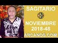 Video Horscopo Semanal SAGITARIO  del 25 Noviembre al 1 Diciembre 2018 (Semana 2018-48) (Lectura del Tarot)