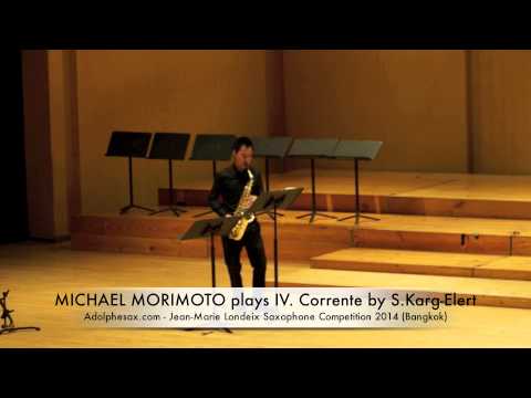 MICHAEL MORIMOTO plays IV Corrente by S Karg Elert