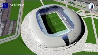 Nuovo Stadio di Pisa: Progetto architetto Zavanella (Geosport)