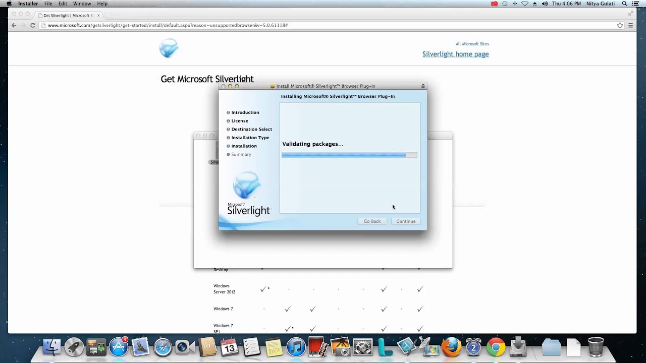 Silverlight Mac Plugin