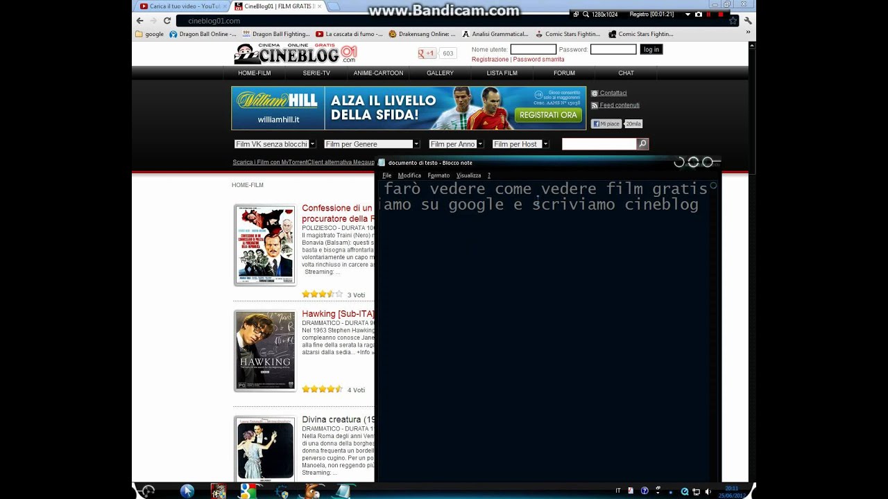 come vedere film gratis senza scaricare programmi - YouTube