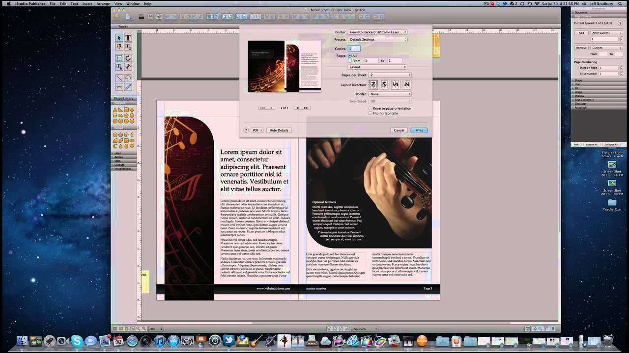 booklet format word for mac