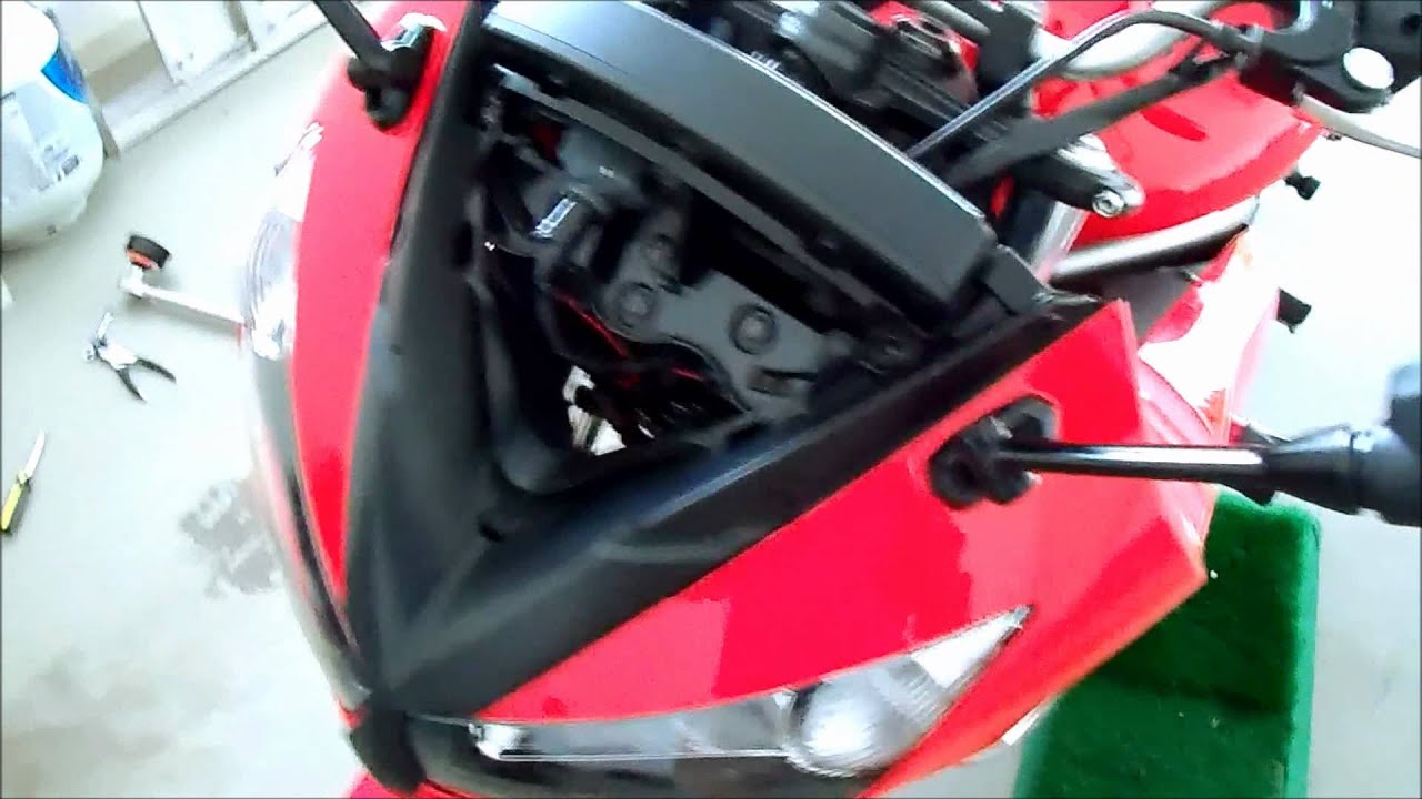 Kawasaki Ninja R Fairing Removal Kawasaki Ninja R Fairing Removal