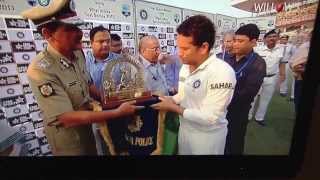 SACHIN TENDULKAR LAST POSTMATCH CEREMONY AT KOLKATA 2013