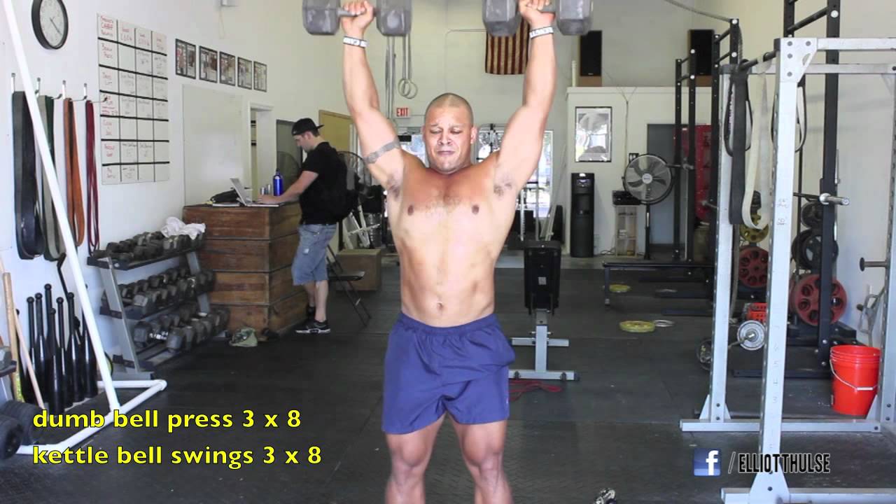 Elliott Hulse (random muscle building workout) YouTube