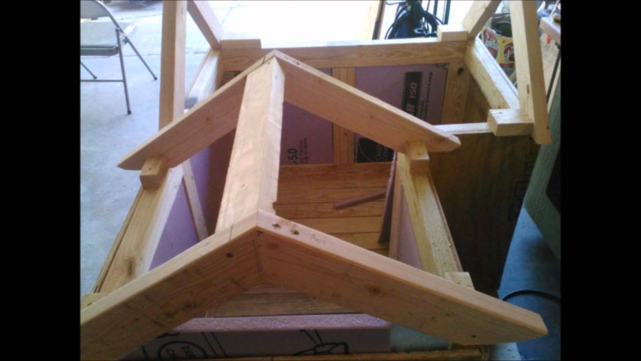 Dog house build october - YouTube