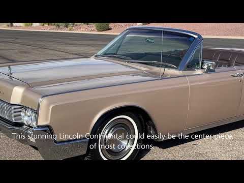 video 1967 Lincoln Continental Convertible