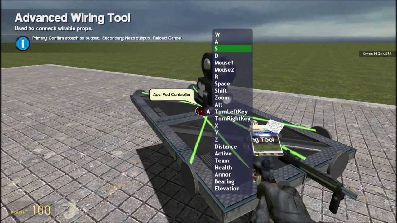 Gmod - How To Make Car That You Can Control ( WireMod ) - YouTube
