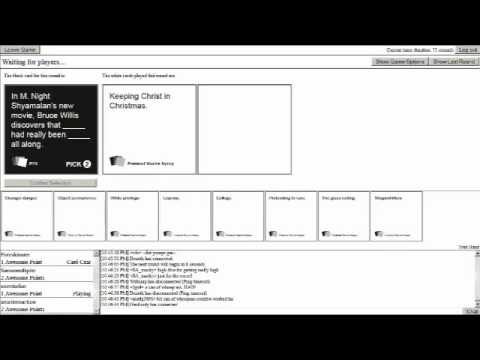 cards against humanity online multiplayer unblocked