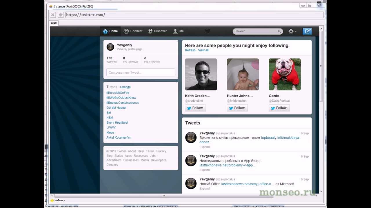 zennoposter twitter