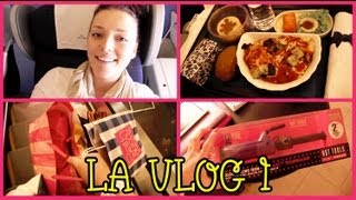 Vlog LA Christina ❤ Deel 1 ❤ Business class vliegen, shoppen