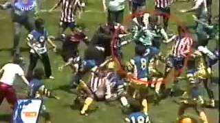 Bronca america vs chivas 1986