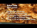 How to Make Baked Pasta the Italian Way