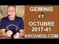 Video Horscopo Semanal GMINIS  del 8 al 14 Octubre 2017 (Semana 2017-41) (Lectura del Tarot)