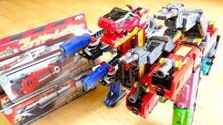 両方ともゴージャス！ポリスレッシャー&ファイヤーレッシャー【開封レビュー】さっそく妄想合体 烈車合体シリーズ9.10 トッキュウジャー