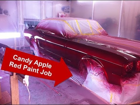 Candy Apple Red Mustang Paint Job - It's painted! - Turbo ... Candy Apple Red Mustang Paint Job - It's painted! - Turbo ...