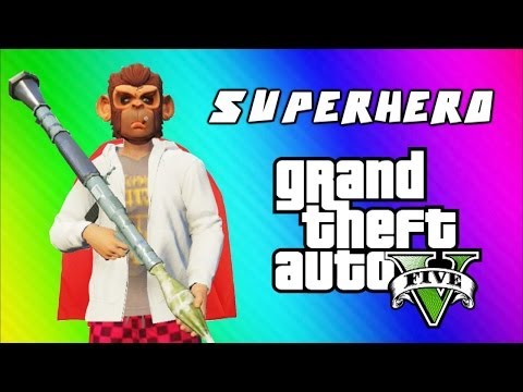 GTA 5 Superhero Tryouts & Online Funny Moments (NEXT, Trains, Car Bomb, Poo Mechanic, Banana Bus)