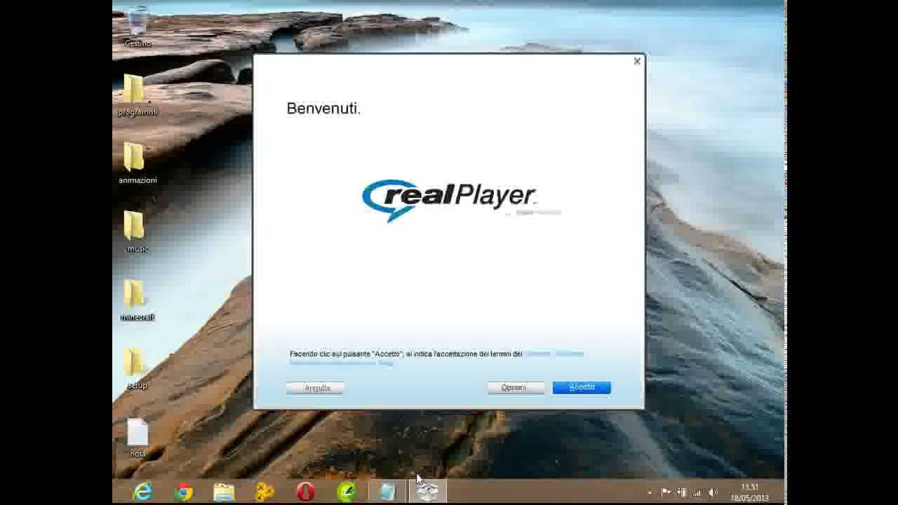 come scaricare e installare real player - YouTube