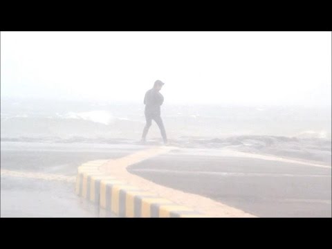 Thousands of people flee their homes in the Philippines as the first major storm of the rainy season strengthens into a typhoon. Duration:01:05