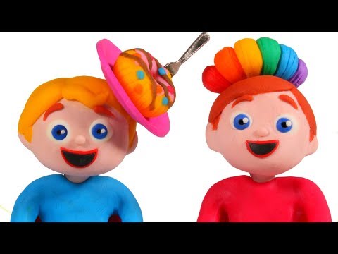 FUNNY KIDS NEW HAIRSTYLES ❤ Play Doh Cartoons For Kids