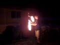 my first fire poi performance 