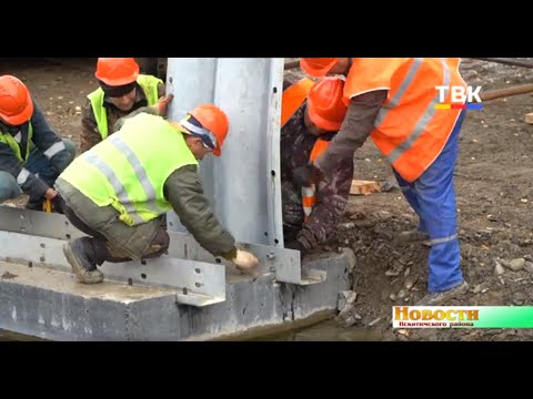 Готов фундамент моста через р. Ик в д. Новососедово