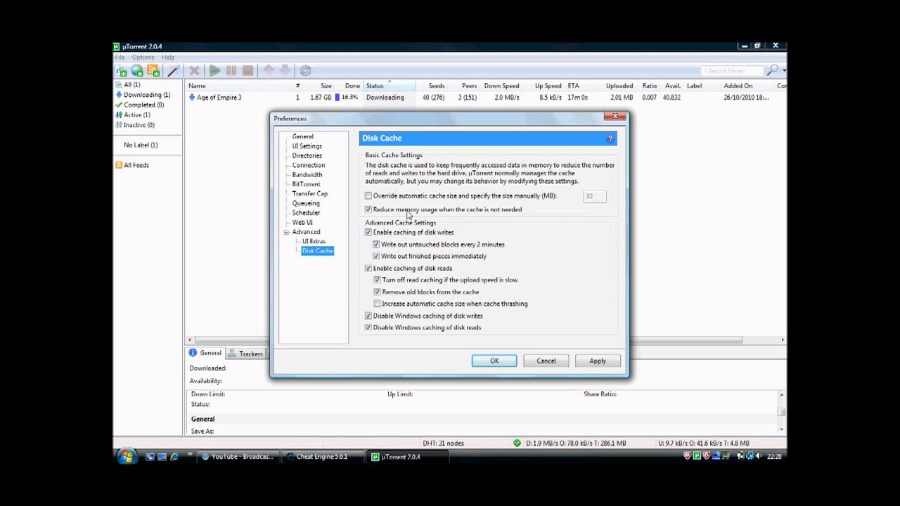 Best Settings For uTorrent [HD] - YouTube