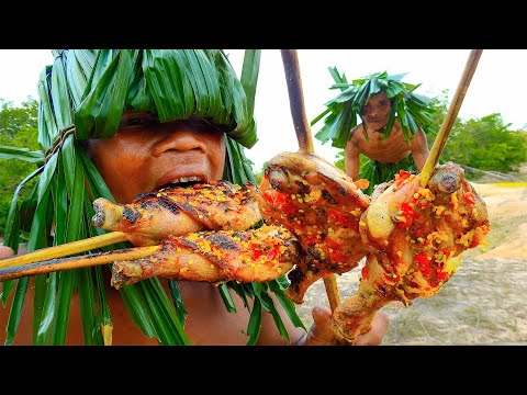 Funny Cooking | Chicken thighs Grilled With Hot Spicy Recipes