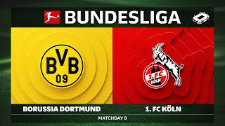 Borussia Dortmund vs. 1. FC Köln | Matchday 8 — Bundesliga 2025/26