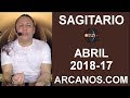 Video Horscopo Semanal SAGITARIO  del 22 al 28 Abril 2018 (Semana 2018-17) (Lectura del Tarot)