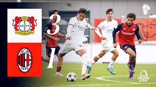 Bonomi's goal not enough at Leverkusen | Bayer Leverkusen 3-1 AC Milan | Highlights | Youth League