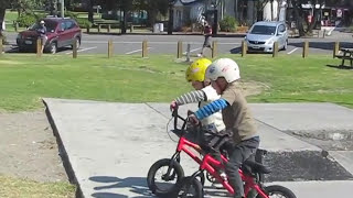 4 year old BMX twins