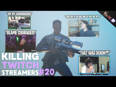 Killing Fortnite Twitch Streamers #20 (BEST REACTIONS OF THE SERIES *actually hilarious*)