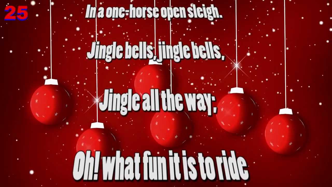 Jingle Bells Song - Lyrics & Music Karaoke - Christmas Carols - YouTube