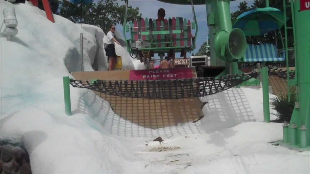 DISNEY BLIZZARD BEACH WATER PARK Chair Lift POV Video Tour - YouTube