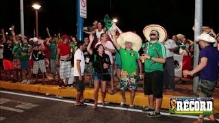 La Selección Mexicana y los aficionados se unen en Fortaleza