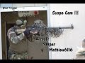 8# airsoft sniper bolt 420fps scope cam (The Detergent)