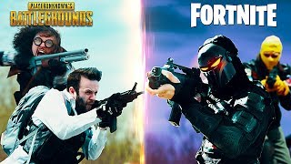 Ako by vyzeral boj PUBG vs Fortnite tímov?